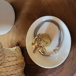 Pandora gray moments bracelet Size 7.9in